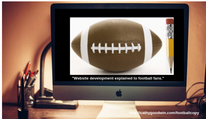 website development and websitecopywriting and web design: all explained by football
