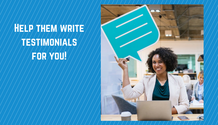 testimonials for service-based small businesses with infographic