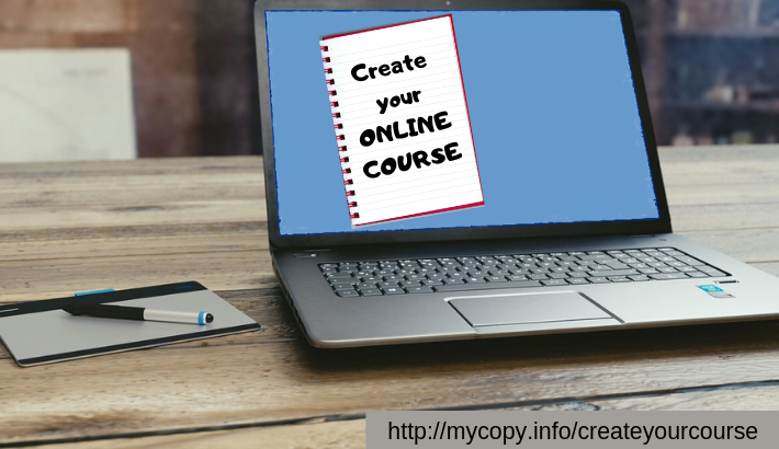 online course creation with copywriting
