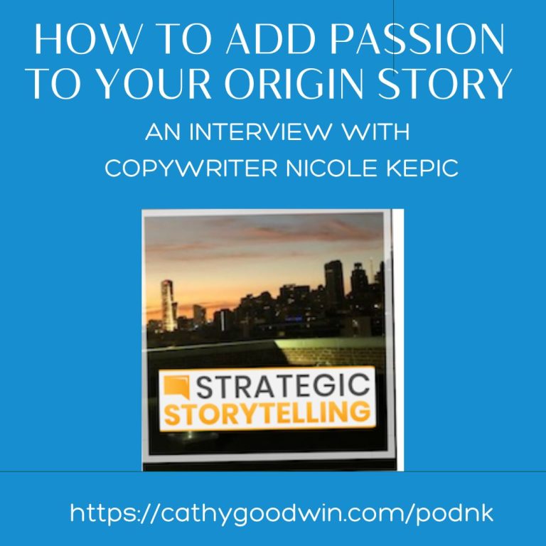Make your origin story more passionate!